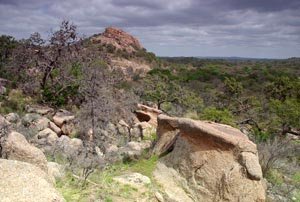 Парк штата Техас "Enchanted Rock".