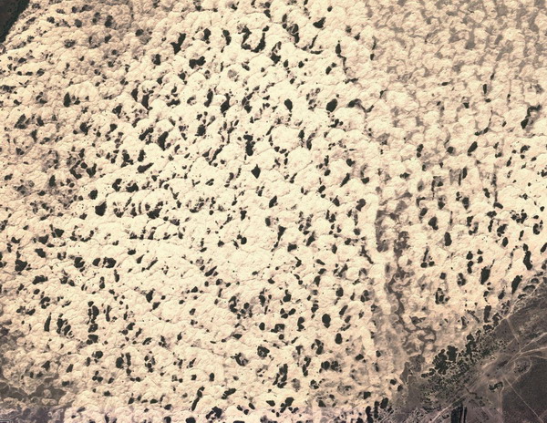 Спутниковое изображение Голубинских песков.