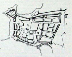 План крепости Лебедин до перепланировки
