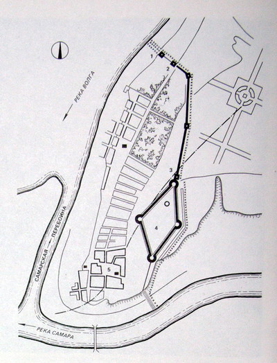 Самара. Система укреплений 1706 - 1742 гг