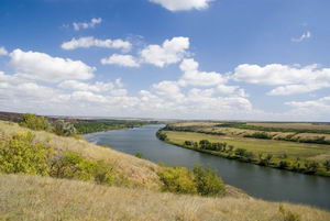 Река Северский Донец. 